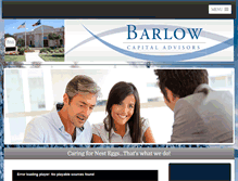 Tablet Screenshot of barlowcapitaladvisors.com